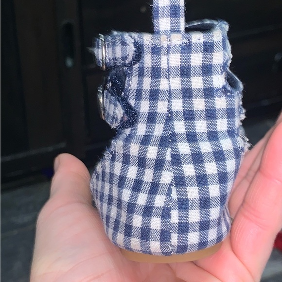 Old Navy Gingham Spring/ Summer Double Velcro Closure Shoes - Picture 6 of 9
